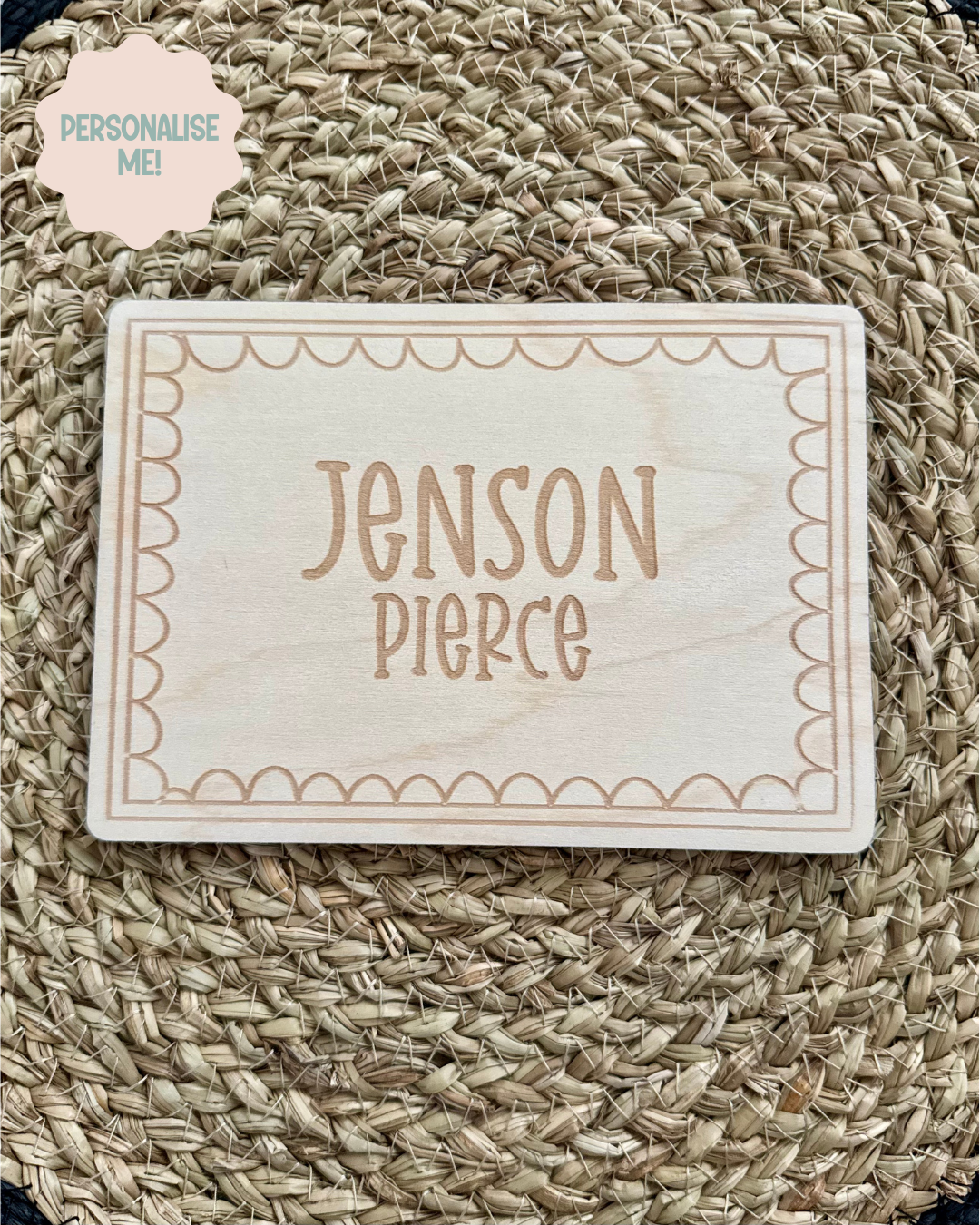 Personalised Wall Plaque