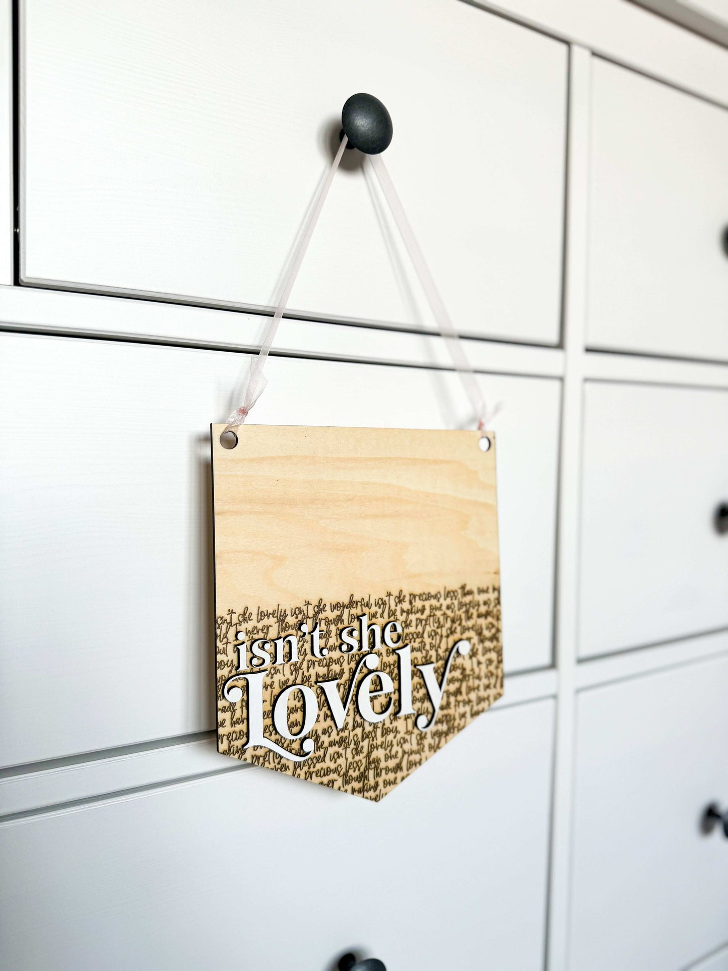 Isn't She Lovely Pennant Flag