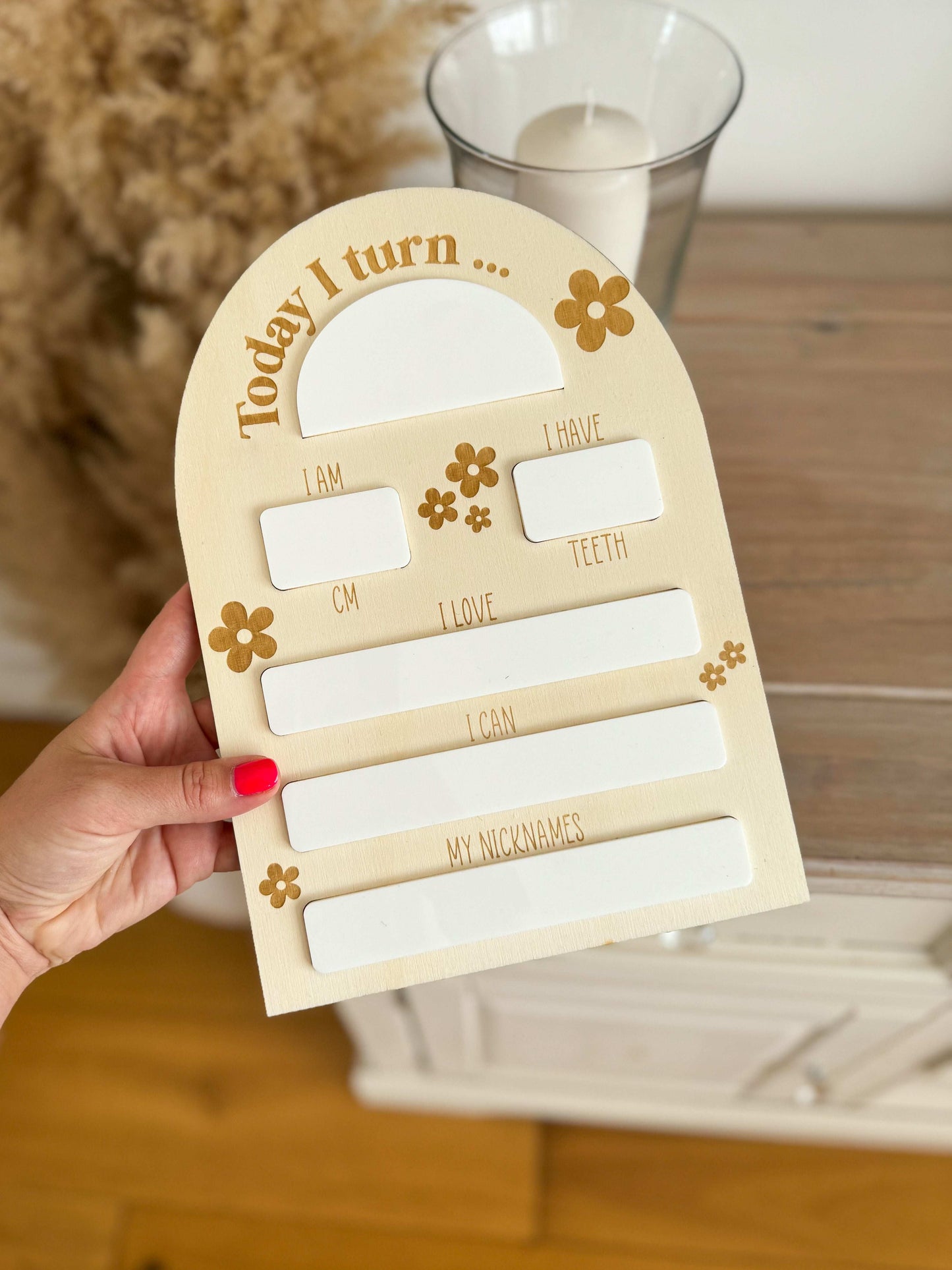 Today I Turn Birthday Board