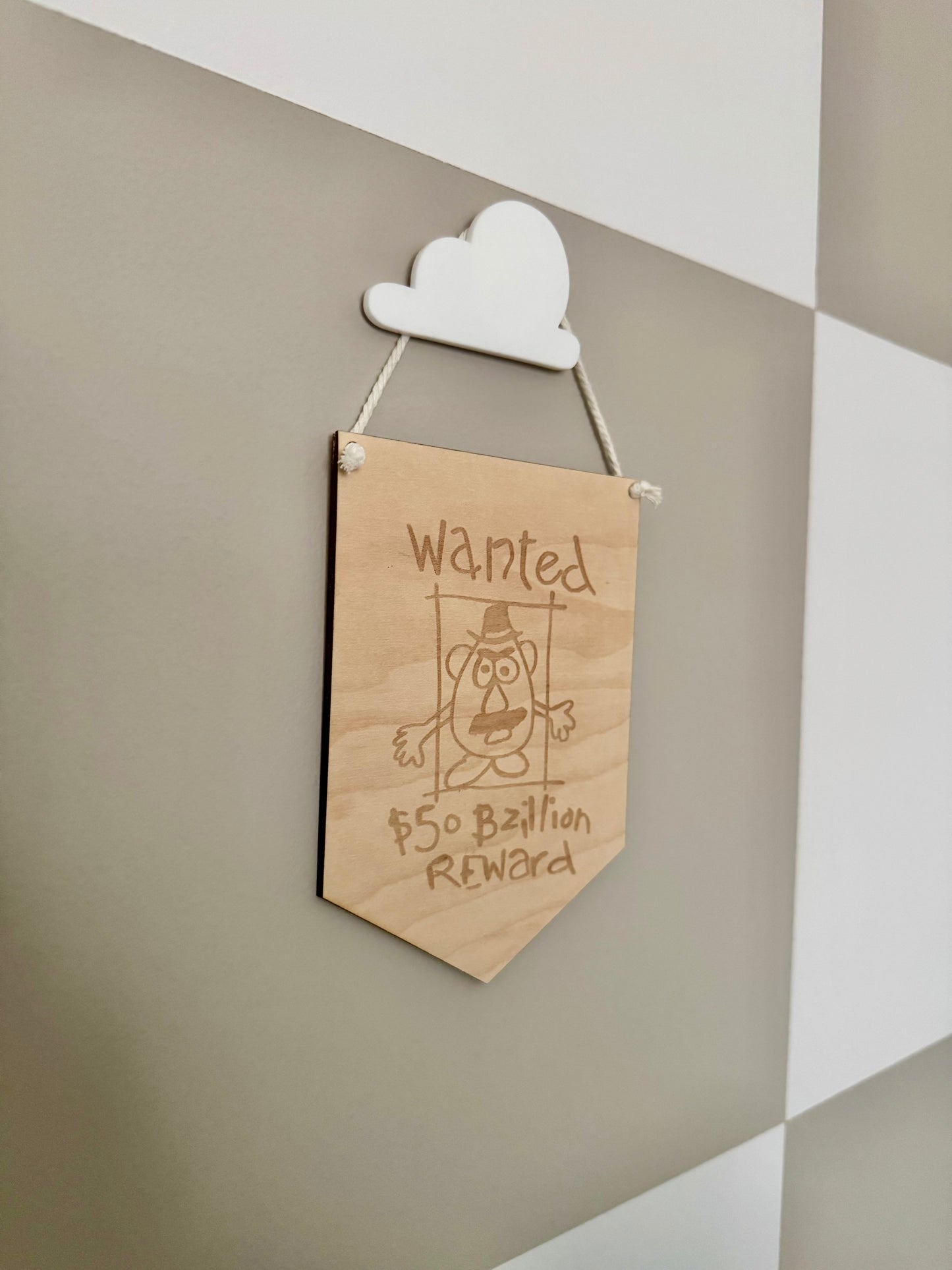 Mr Potato Head Hanging Pennant