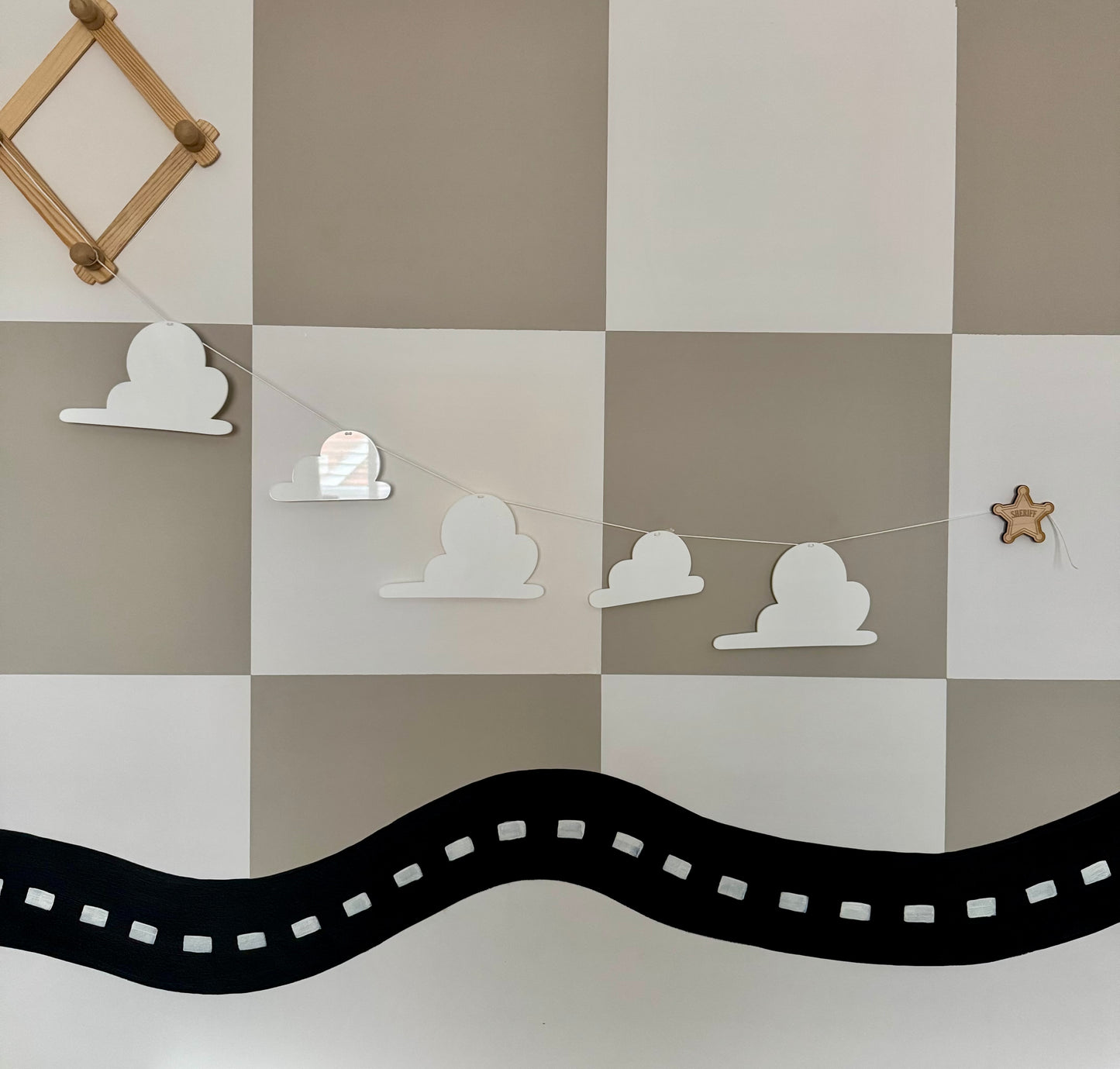 Acrylic Cloud Bunting