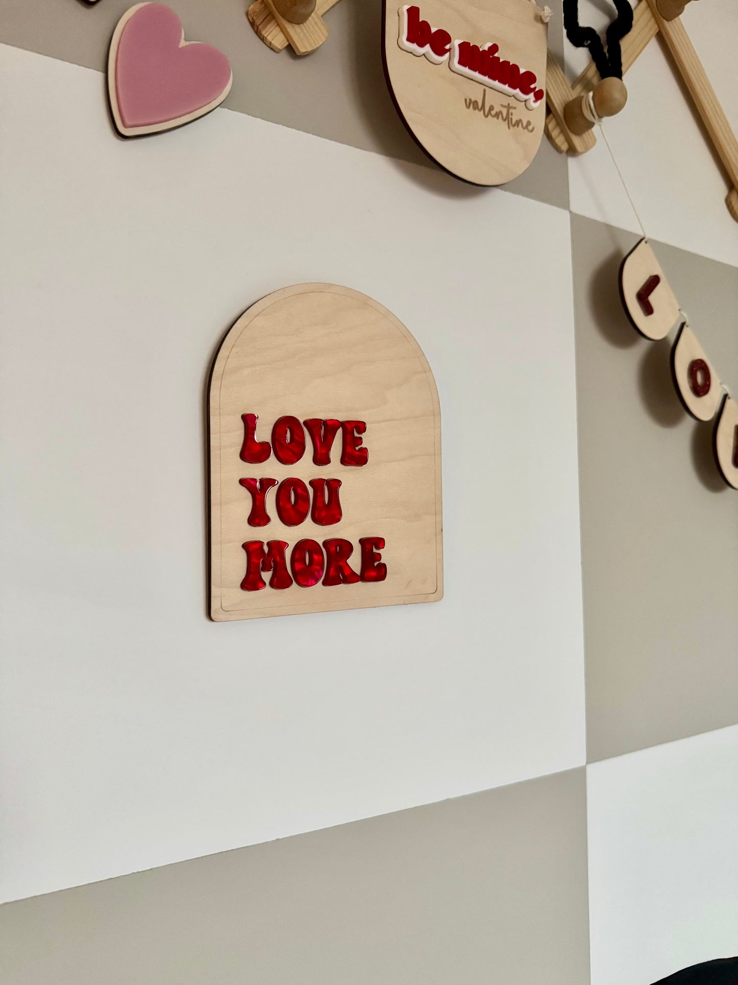 Love You More Shelf Sitter