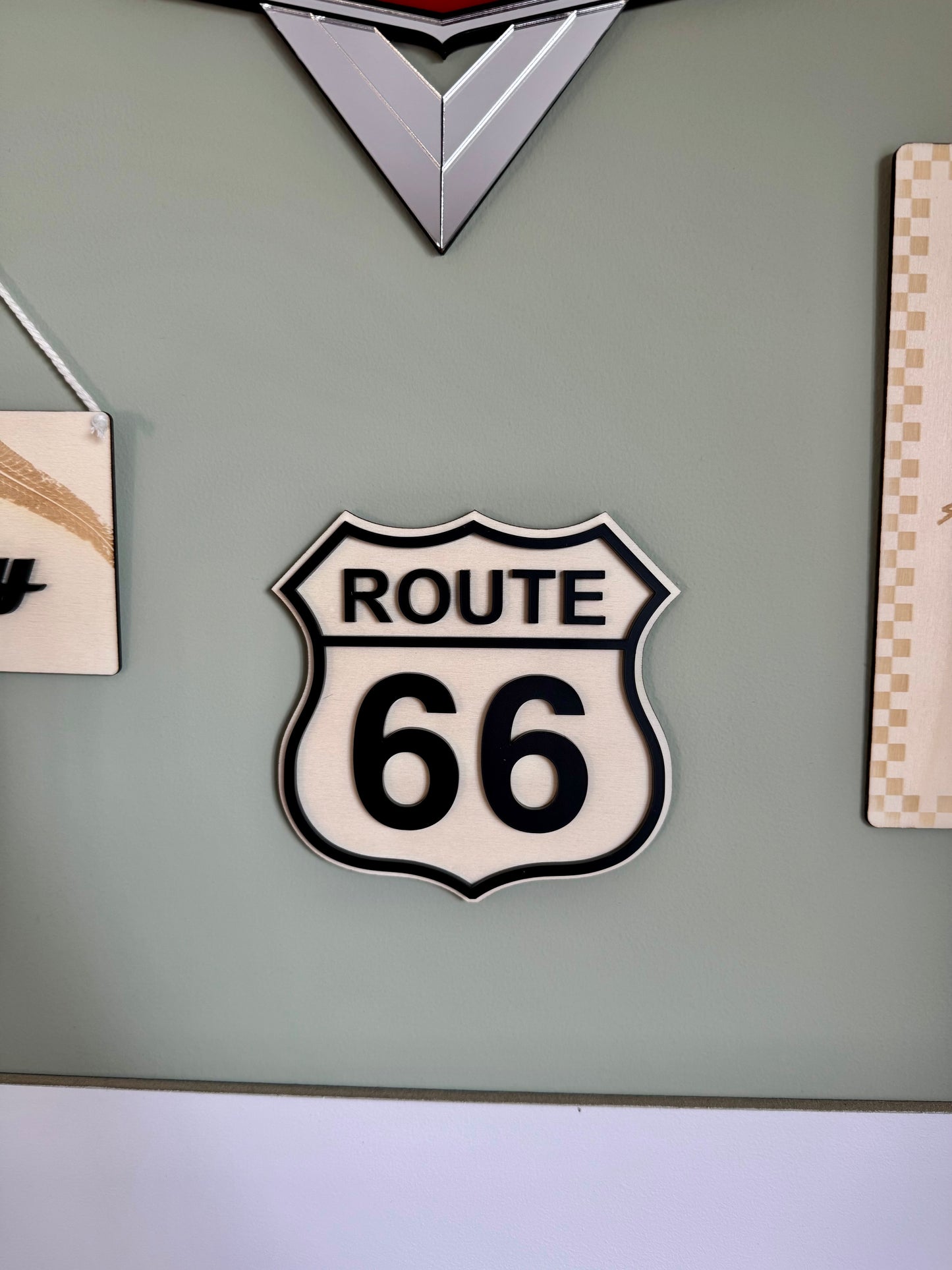 Route 66 Wall Sign