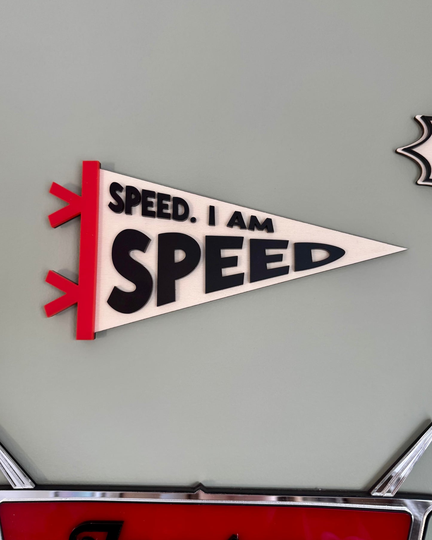 Speed. I Am Speed Flag