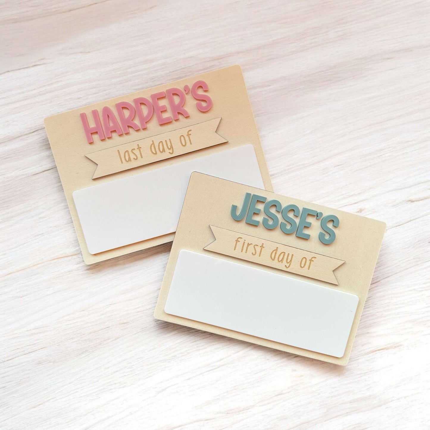 First Day / Last Day Board