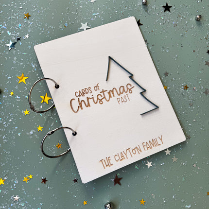 Personalised Cards of Christmas Past Card Keeper