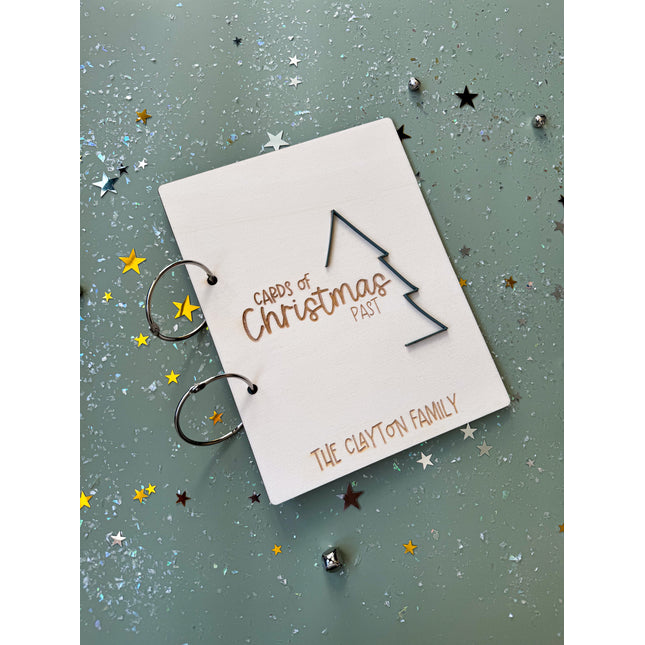 Personalised Cards of Christmas Past Card Keeper