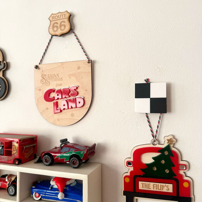 Route 66 Wooden Wall Hook