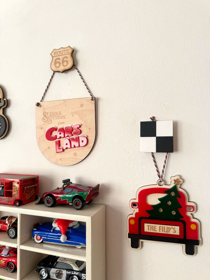 Route 66 Wooden Wall Hook
