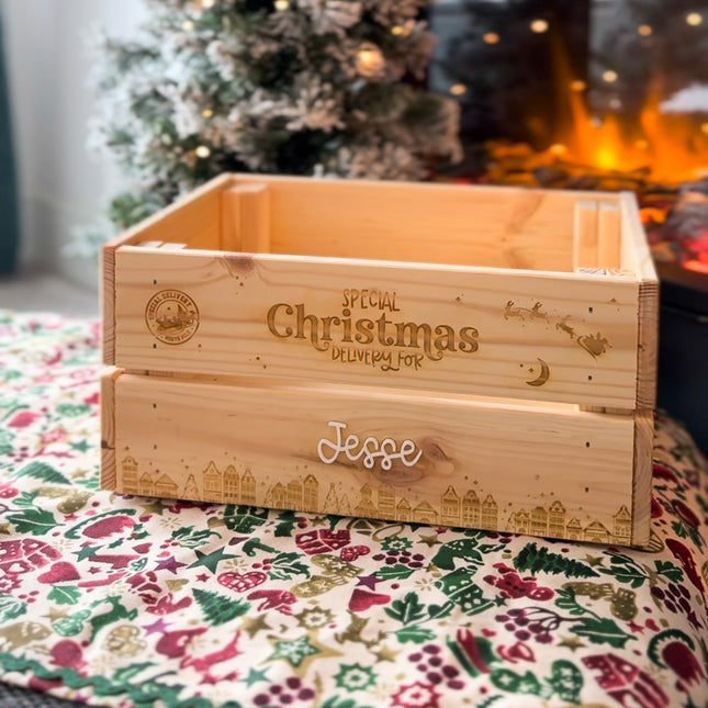 Personalised Christmas Crate