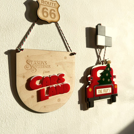 Route 66 Wooden Wall Hook