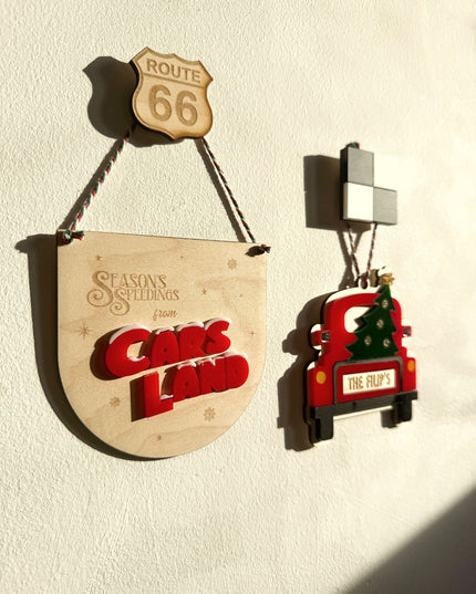 Route 66 Wooden Wall Hook
