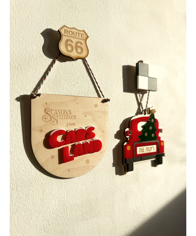 Route 66 Wooden Wall Hook