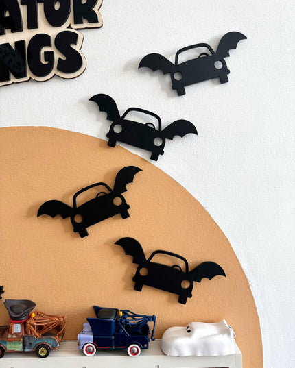 Bat Wing Car Halloween Wall Shapes - Set of 4