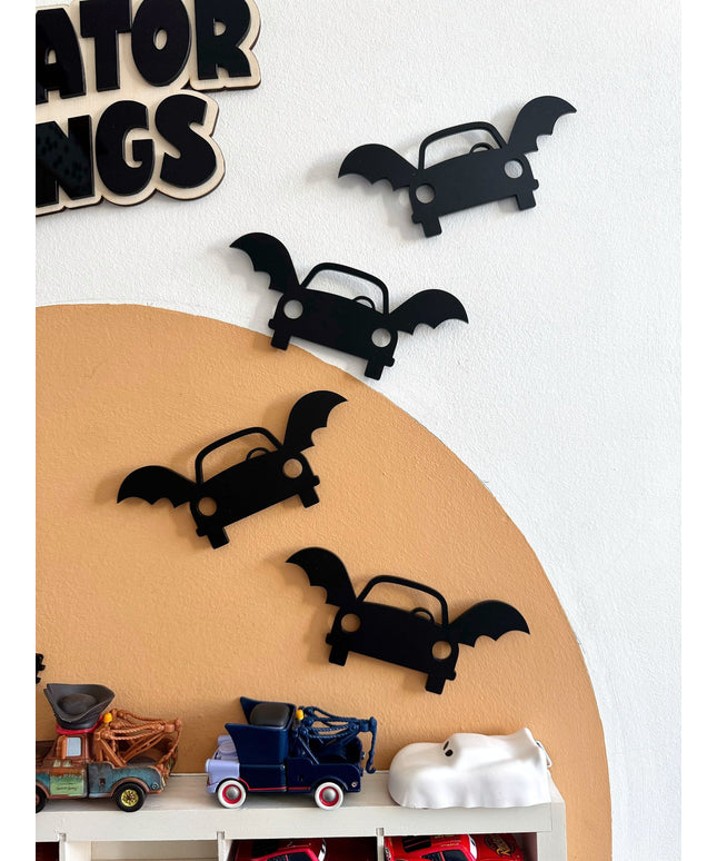 Bat Wing Car Halloween Wall Shapes - Set of 4