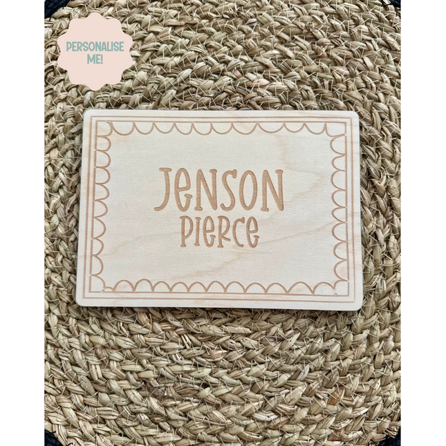 Personalised Wall Plaque