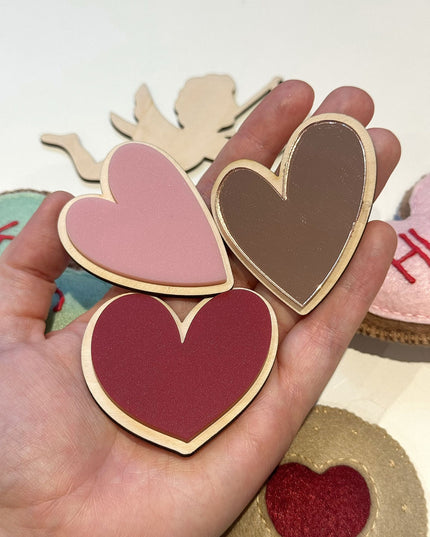Set of 3 Heart Wall Shapes