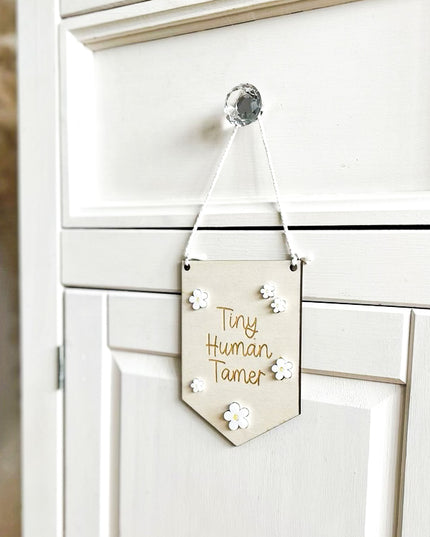 Tiny Human Tamer Mini Pennant Flag