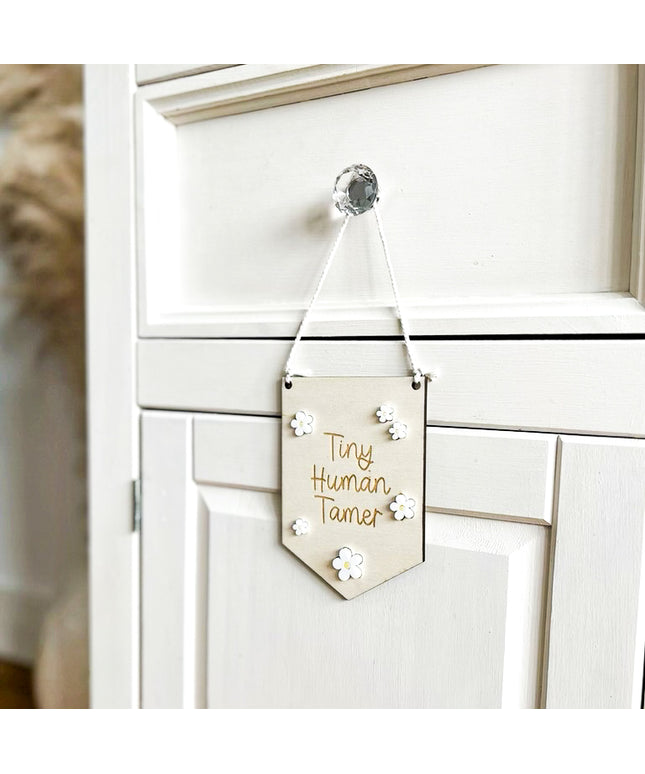 Tiny Human Tamer Mini Pennant Flag