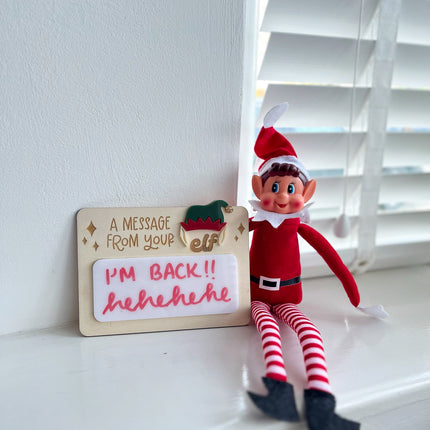Naughty Elf Note Board