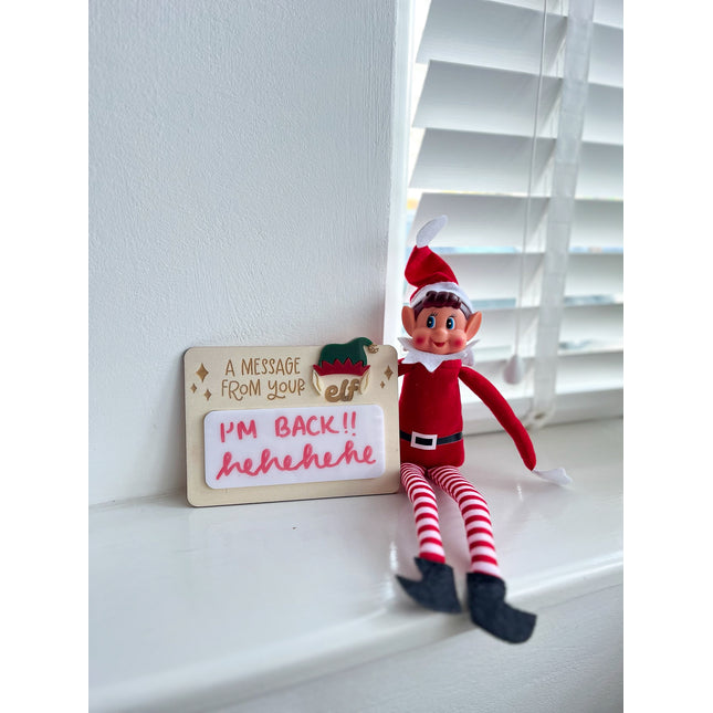 Naughty Elf Note Board