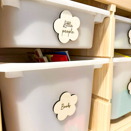 Wooden Storage Labels