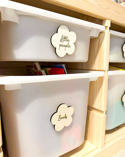 Wooden Storage Labels