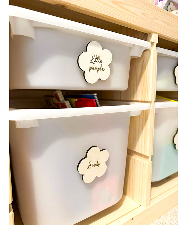 Wooden Storage Labels
