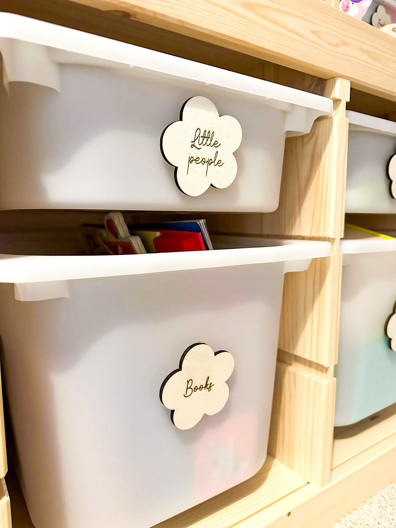 Wooden Storage Labels
