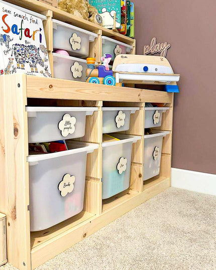 Wooden Storage Labels