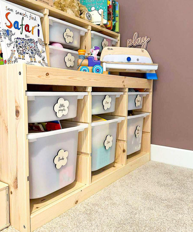 Wooden Storage Labels