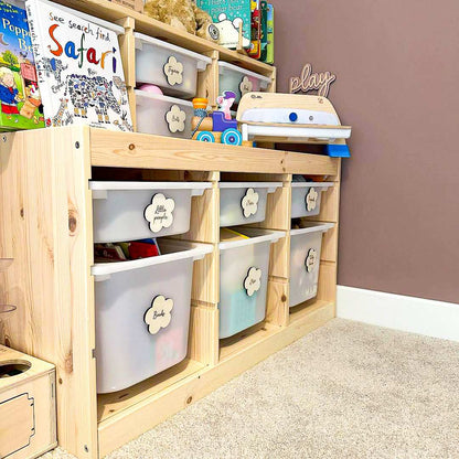 Wooden Storage Labels