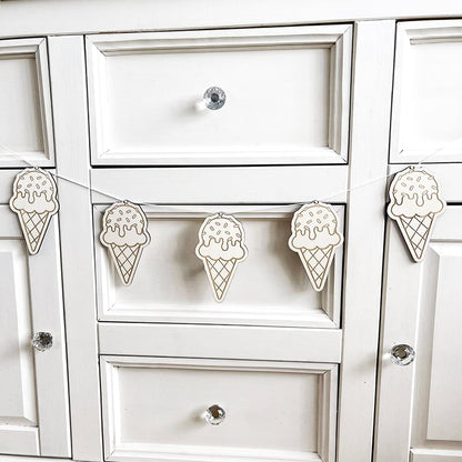 *CLEARANCE* Ice Cream Cone Garland