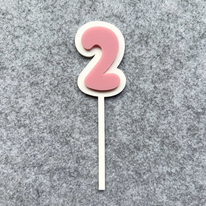 Bluey Inspired Cake Charm & Number Topper