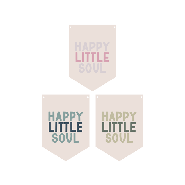 Happy Little Soul Mini Pennant