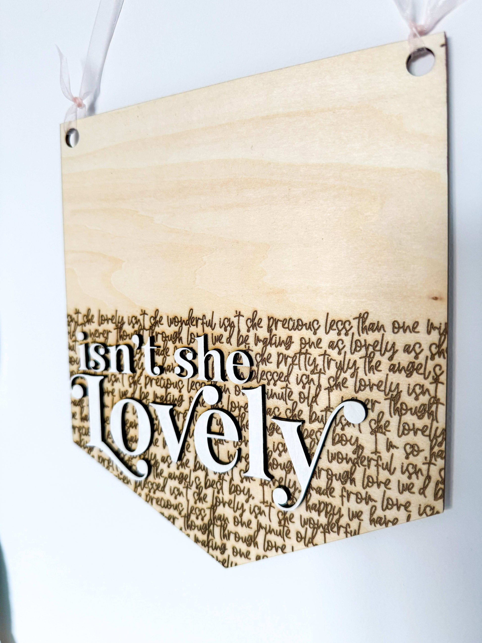 Isn't She Lovely Pennant Flag