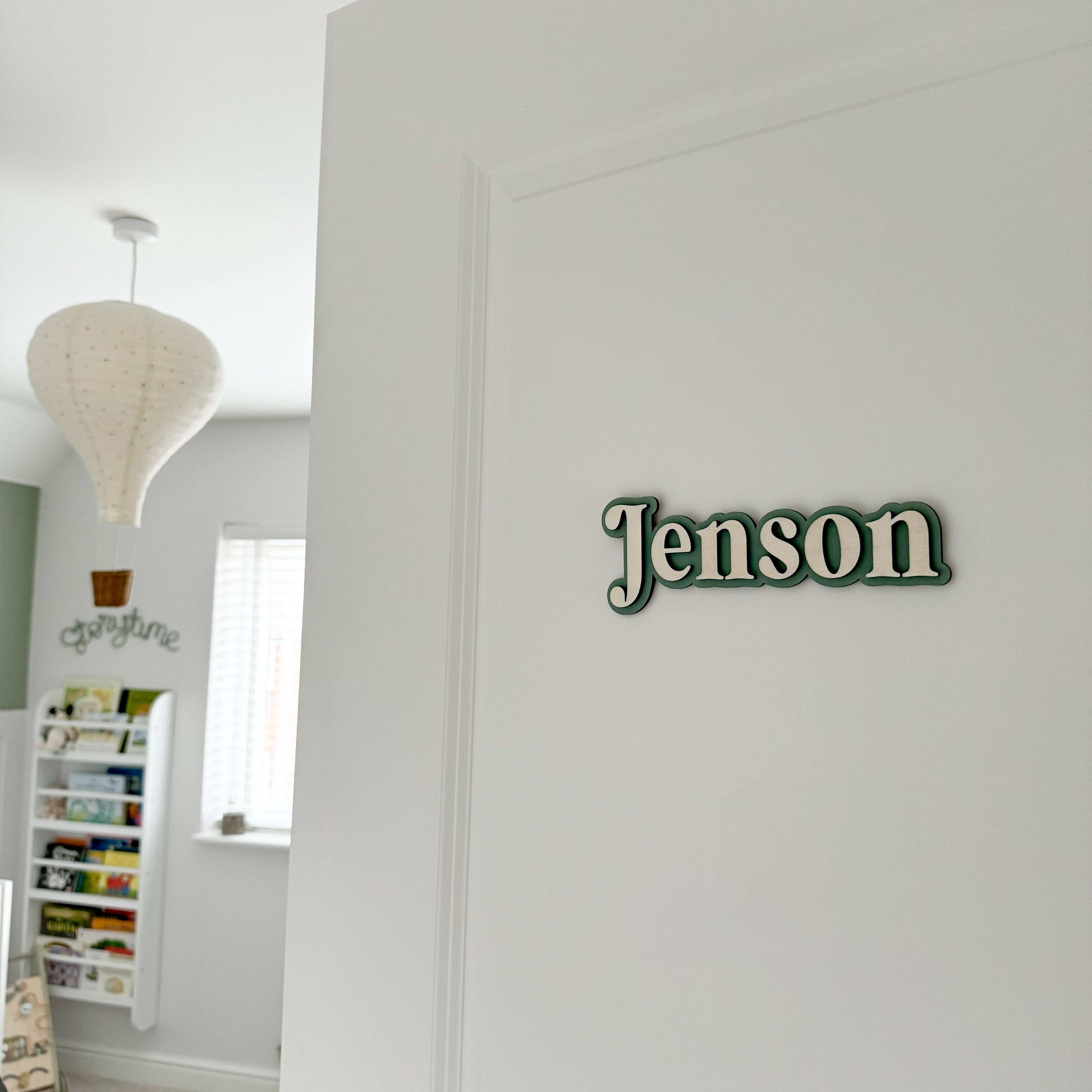 Double Layer Wooden Name