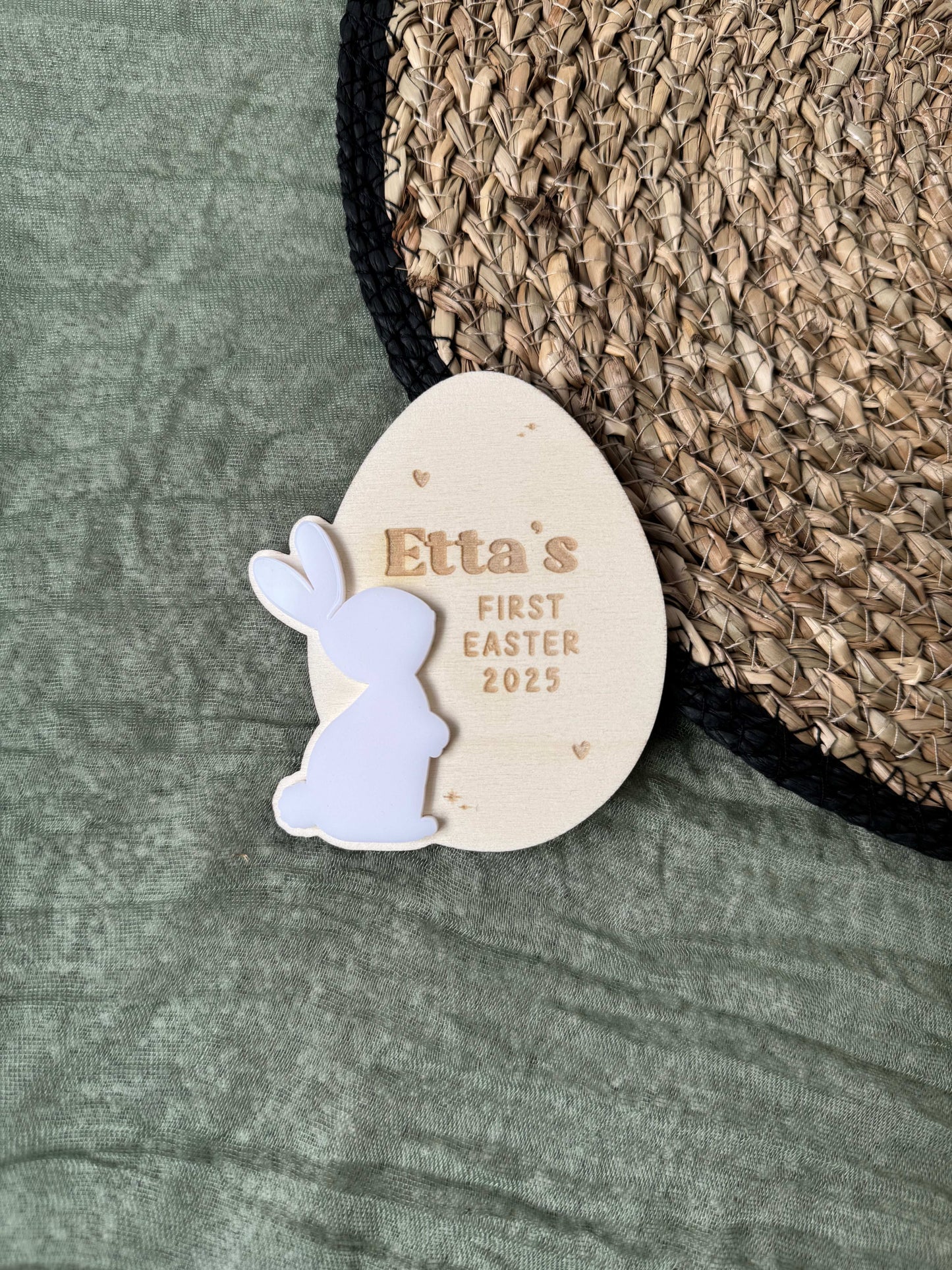 Personalised Easter Milestone Disc