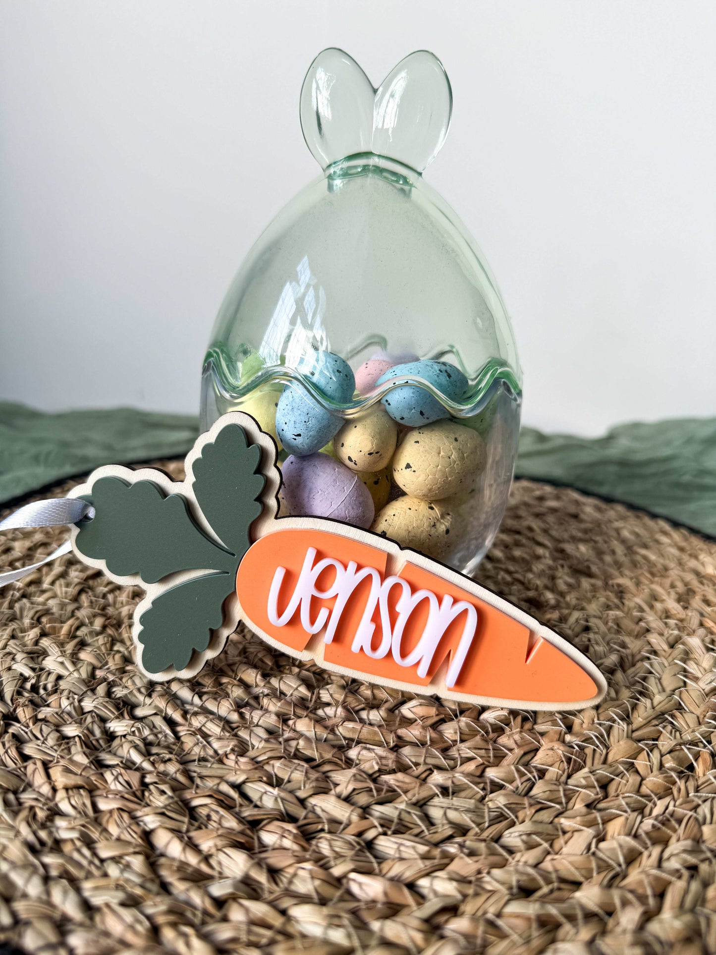 Carrot Easter Tag