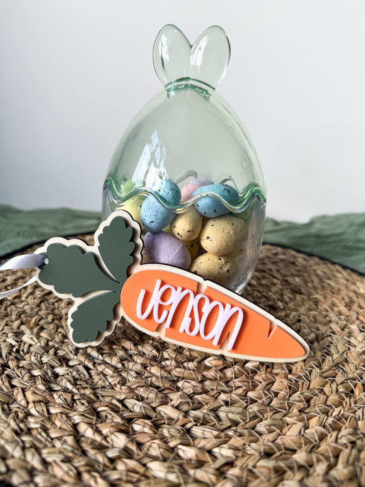 Carrot Easter Tag