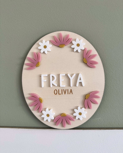 Personalised Daisy Plaque