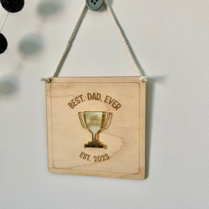 Best. Dad. Ever. Mini Flag