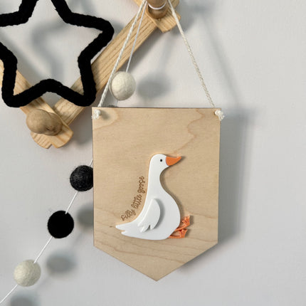Silly Little Goose Mini Pennant