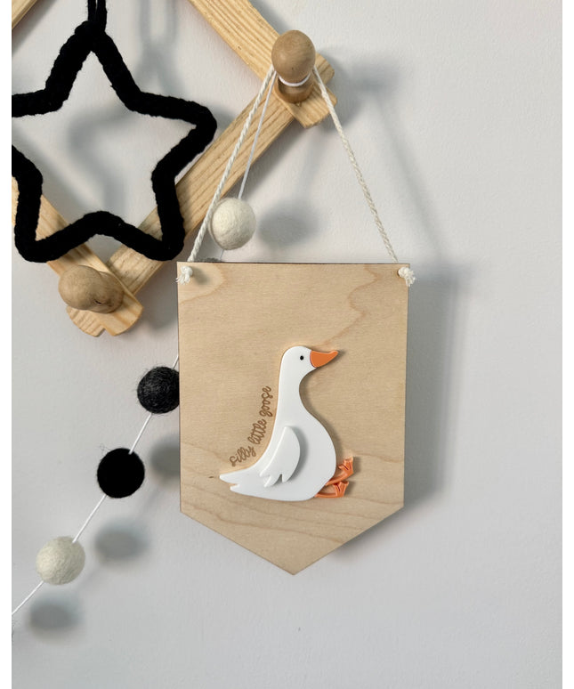 Silly Little Goose Mini Pennant