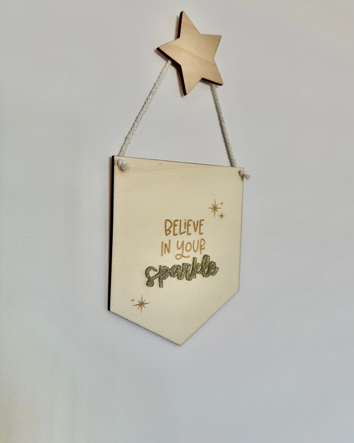 Believe in your Sparkle Mini Pennant