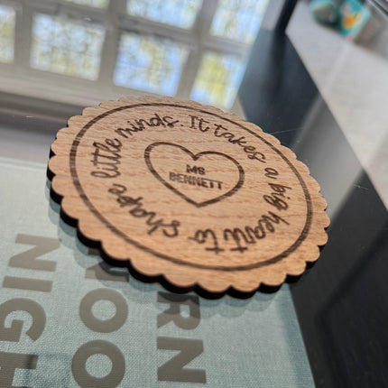Personalised Teacher Coaster