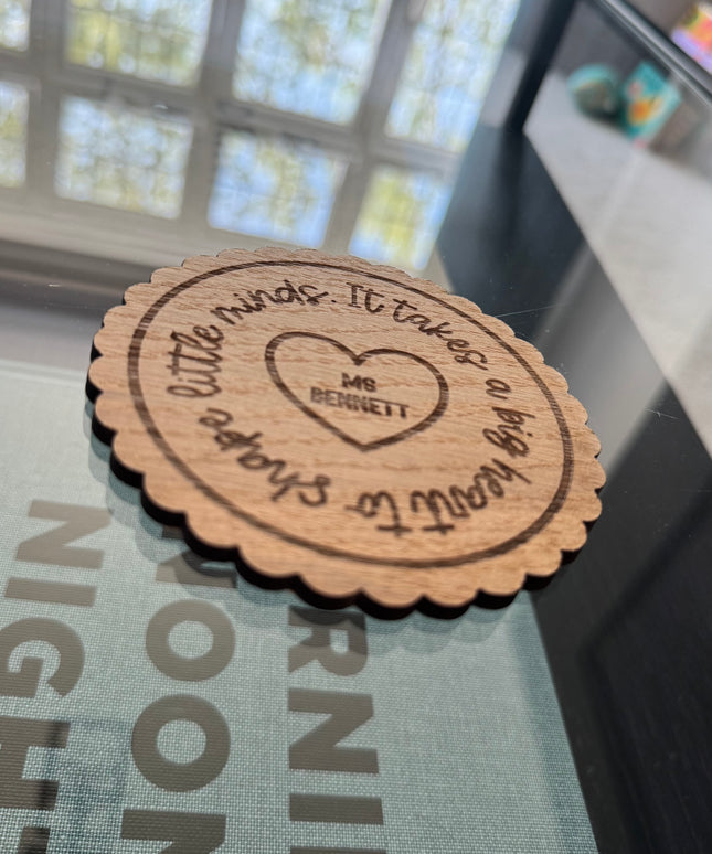 Personalised Teacher Coaster