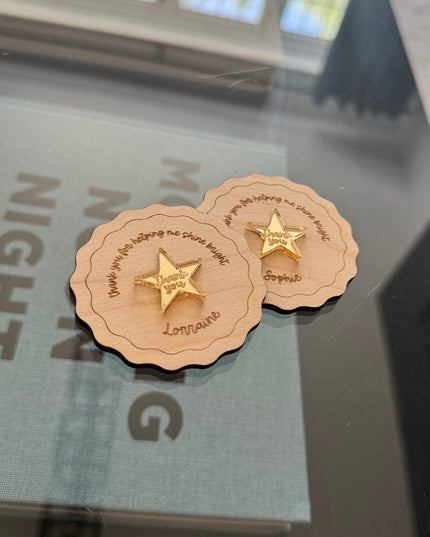 Set of Two Personalised Teacher Magnets