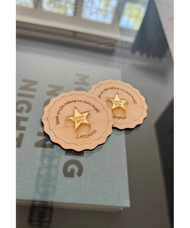Set of Two Personalised Teacher Magnets