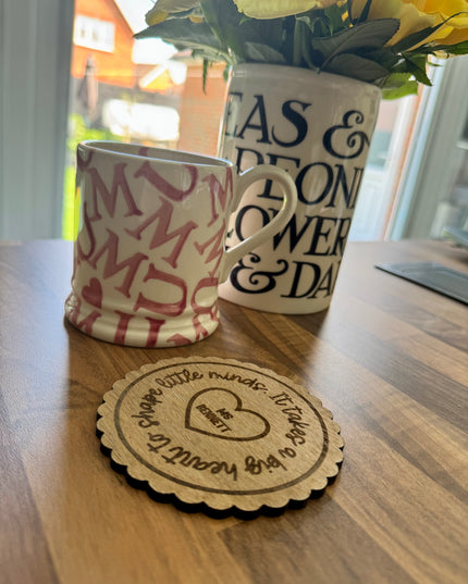 Personalised Teacher Coaster